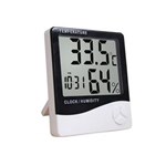 Ficha técnica e caractérísticas do produto Termo-higrômetro Digital com Relógio,alarme,calendário PY45