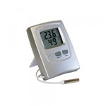 Ficha técnica e caractérísticas do produto Termo-Higrômetro Digital Temperatura Interna 0C à 50C Externa -50 Incoterm 7666.02.0.00