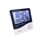 Medidor Digital de Umidade Ar e Temperatura Relógio