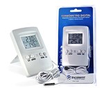 Ficha técnica e caractérísticas do produto Termometro Digital com Temperatura Maxima e Minima com Sensor Externo e Alarme Incoterm