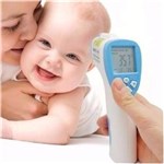 Ficha técnica e caractérísticas do produto Termometro Digital Laser Infantil de Testa Ouvido Febre