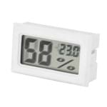 Ficha técnica e caractérísticas do produto Termômetro Digital Umidade Temperatura Cor Branco
