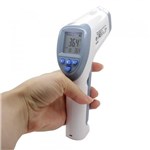 Ficha técnica e caractérísticas do produto Termometro Laser Digital Infravermelho Febre de Testa Bebê - Expresso Alê