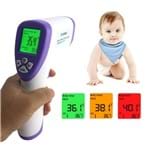 Ficha técnica e caractérísticas do produto Termômetro Laser Digital Infravermelho para Bebê / Azul