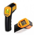 Ficha técnica e caractérísticas do produto Termômetro LASER Sensor Medidor Temperatura Digital Distância Faixa de Temperatura: -50 a 360ºC Tem