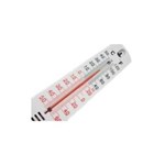 Ficha técnica e caractérísticas do produto Termometro para Ambiente com Base em Plástico - Branco