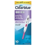 Ficha técnica e caractérísticas do produto Teste De Ovulação Digital Clearblue - 10 unidades