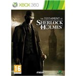 Ficha técnica e caractérísticas do produto The Testament Of Sherlock Holmes Xbox 360