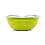 Ficha técnica e caractérísticas do produto Tigela Inox Color Mixing Bowl Gourmet Mix Verde 28Cm