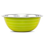 Ficha técnica e caractérísticas do produto Tigela Inox Color Mixing Bowl Verde 32cm - Gourmet Mix