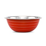 Ficha técnica e caractérísticas do produto Tigela Inox Color Mixing Bowl Vermelho 28cm - Gourmet Mix