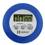 Ficha técnica e caractérísticas do produto Timer Herweg 3303 102 Contagem Regressiva Alarme Sonoro Azul