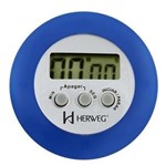 Ficha técnica e caractérísticas do produto Timer Herweg 3303 Contagem Regressiva Alarme Sonoro Azul