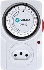 Ficha técnica e caractérísticas do produto Timer Temporizador Analógico Bivolt Tav-10 - Vinik