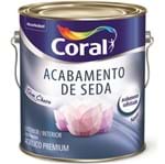 Ficha técnica e caractérísticas do produto Tinta Acrílica Acetinado Acabamento de Seda Premium Branco 3,6L Coral