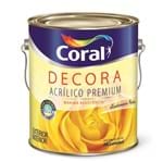 Ficha técnica e caractérísticas do produto Tinta Acrílica Fosco Premium Decora Amarela Vanilla 3,6L Coral