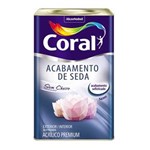 Ficha técnica e caractérísticas do produto Tinta Acrílica Premium Acetinada Branco 18L Coral Coral