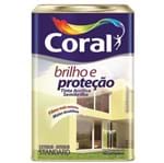 Ficha técnica e caractérísticas do produto Tinta Acrílica Semibrilho Brilho & Proteção Standard Branco 18L Coral