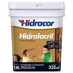 Tinta Acrílica Acetinado Hidralacril Premium Areia 18L Hidracor