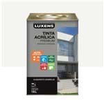 Ficha técnica e caractérísticas do produto Tinta Acrílica Semibrilho Premium Branco 18L Luxens