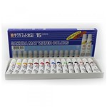 Ficha técnica e caractérísticas do produto Tinta Aquarela Mat Water Colors Sakura com 15 Cores (EMW-15)