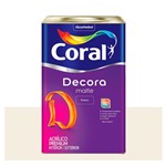 Ficha técnica e caractérísticas do produto Tinta Coral Acrílica Premium Decora Fosca Branco 18L