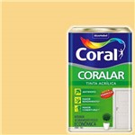 Ficha técnica e caractérísticas do produto Tinta Coral Coralar Amarelo Canario - 18lts