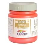 Ficha técnica e caractérísticas do produto Tinta Decorfix Metálica 250ml Vermelho 396 Corfix