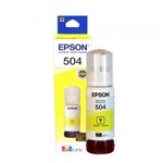 Ficha técnica e caractérísticas do produto Tinta Epson T504 T504420 L4150 L4160 L6191 L6161 L6171 Yellow Original 70Ml