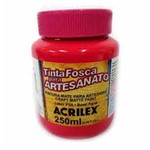 Ficha técnica e caractérísticas do produto Tinta Fosca para Artesanato Acrilex 250 Ml Preto 520