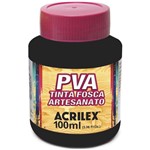 Ficha técnica e caractérísticas do produto Tinta Fosca para Artesanato Preto 100ml (032100520) - Acrilex