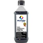 Ficha técnica e caractérísticas do produto Tinta Inkprinter Preta Pigmentada para Recarga de Cartucho de Impressora Hp (500Ml)