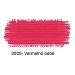 Ficha técnica e caractérísticas do produto Tinta para Tecido 37ml 800 Vermelho Bebê - Acrilex 1016943