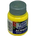 Ficha técnica e caractérísticas do produto Tinta para Tecido Acrilex Amarelo Limão 37ml