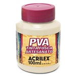 Ficha técnica e caractérísticas do produto Tinta Plástica PVA - 100ml - Marfim - 529 - Acrilex