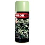 Ficha técnica e caractérísticas do produto Tinta Spray Acetinado Fosforescente Verde 350ml Colorgin