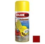 Ficha técnica e caractérísticas do produto Tinta Spray Acetinado Plásticos Vermelho Malagueta 350ml Colorgin