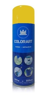Ficha técnica e caractérísticas do produto Tinta Spray Amarelo Metálico Colorart 300ml