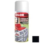 Ficha técnica e caractérísticas do produto Tinta Spray Brilhante Esmalte Sintético Preto 350ml Colorgin