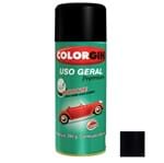 Ficha técnica e caractérísticas do produto Tinta Spray Brilhante Uso Geral Premium Preto Rápido 400ml Colorgin