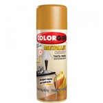 Ficha técnica e caractérísticas do produto Tinta Spray Colorgin Metallik 350 Ml Ouro - 052 - COLORGIN