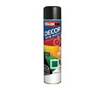 Ficha técnica e caractérísticas do produto Tinta Spray Decor Preto Brilhante 360ml - Colorgin