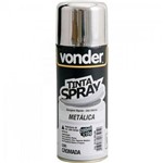 Ficha técnica e caractérísticas do produto Tinta Spray METÁLICA 200ml Cromada Vonder
