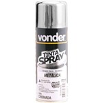 Ficha técnica e caractérísticas do produto Tinta Spray Metálica Cromada 200 Ml - Vonder