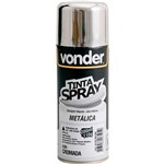 Ficha técnica e caractérísticas do produto Tinta Spray Metálica Cromada 200ml - Vonder-6250200090