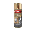 Ficha técnica e caractérísticas do produto Tinta Spray Metallik Dourado 350ml - Colorgin