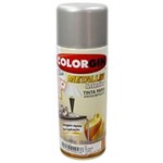 Ficha técnica e caractérísticas do produto Tinta Spray Metallik Prata Colorgin