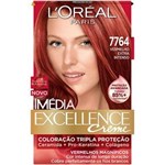 Tintura Permanente L Oréal Imédia Creme Kit Vermelho Magnífico 7764 Vermelho Extra Intenso