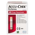 Ficha técnica e caractérísticas do produto Tiras Accu-Chek Performa - Roche 25 Unidades
