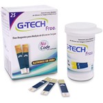Ficha técnica e caractérísticas do produto Tiras para Medidor de Glicose G-Tech TTFR125 com 25 Unidades